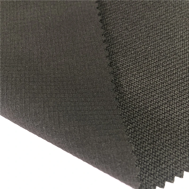 Hiqh quality plaid 75D*300D  jacquard polyester spandex fabric for pants and sportswear