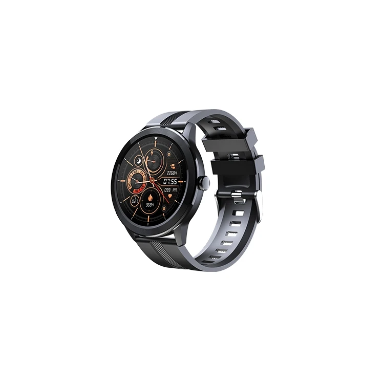 Narrow bezel design monitoringof blood oxygen saturation 1.28 inch pure round screen smart watch