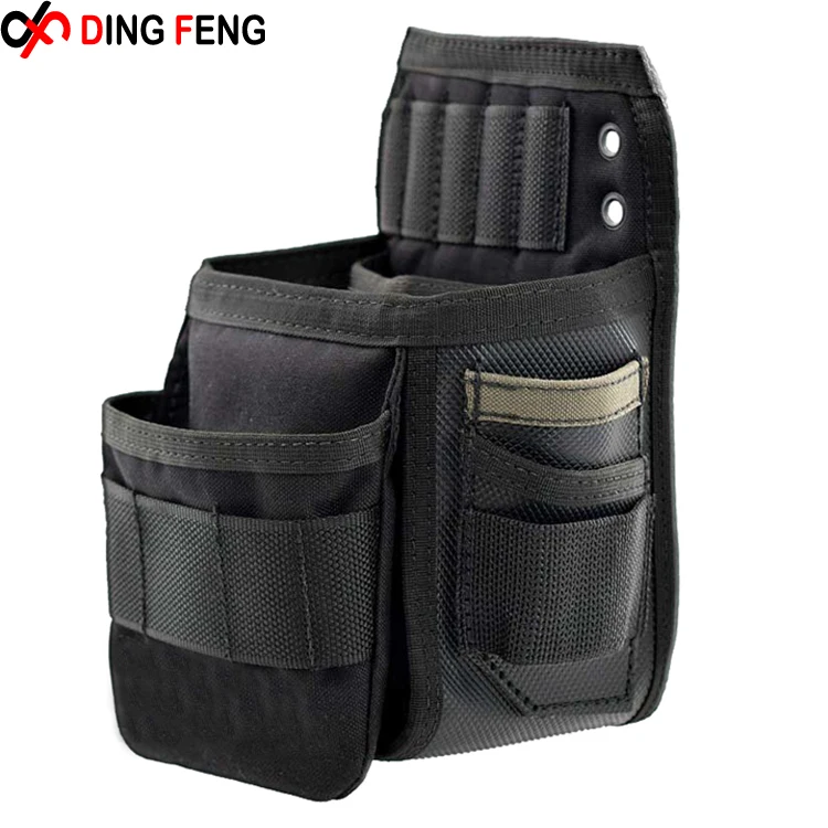 Factory Customize Heavy Duty Outdoor Tool Holder Belt Electrician Tool Waist Bag Canvas Tool Belt Pouch