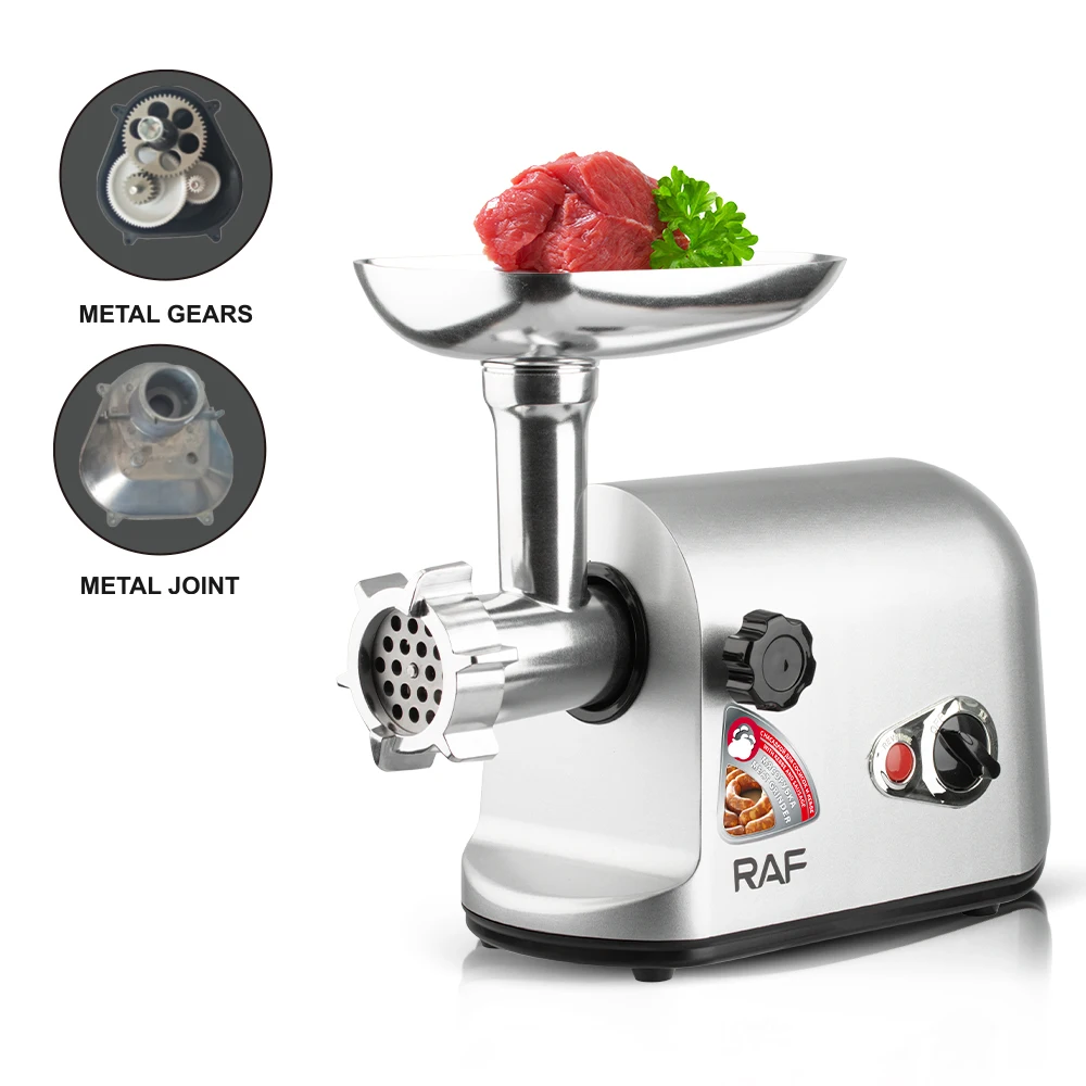 RAF Upgrade Multi-function Commercial High Power Meat Grinder Self Sharpening Blade Electric Meat Grinder