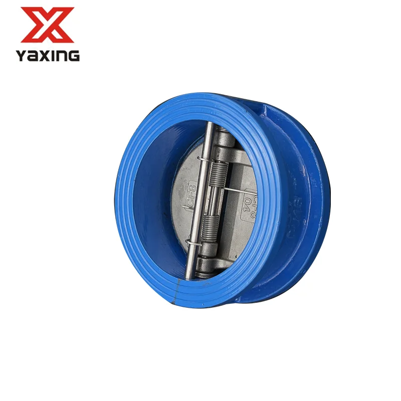 Manufacture Price Body Material Cf8 Stainless Steel Check Valve 8 Inch Dual Plate Wafer Type Check Valve