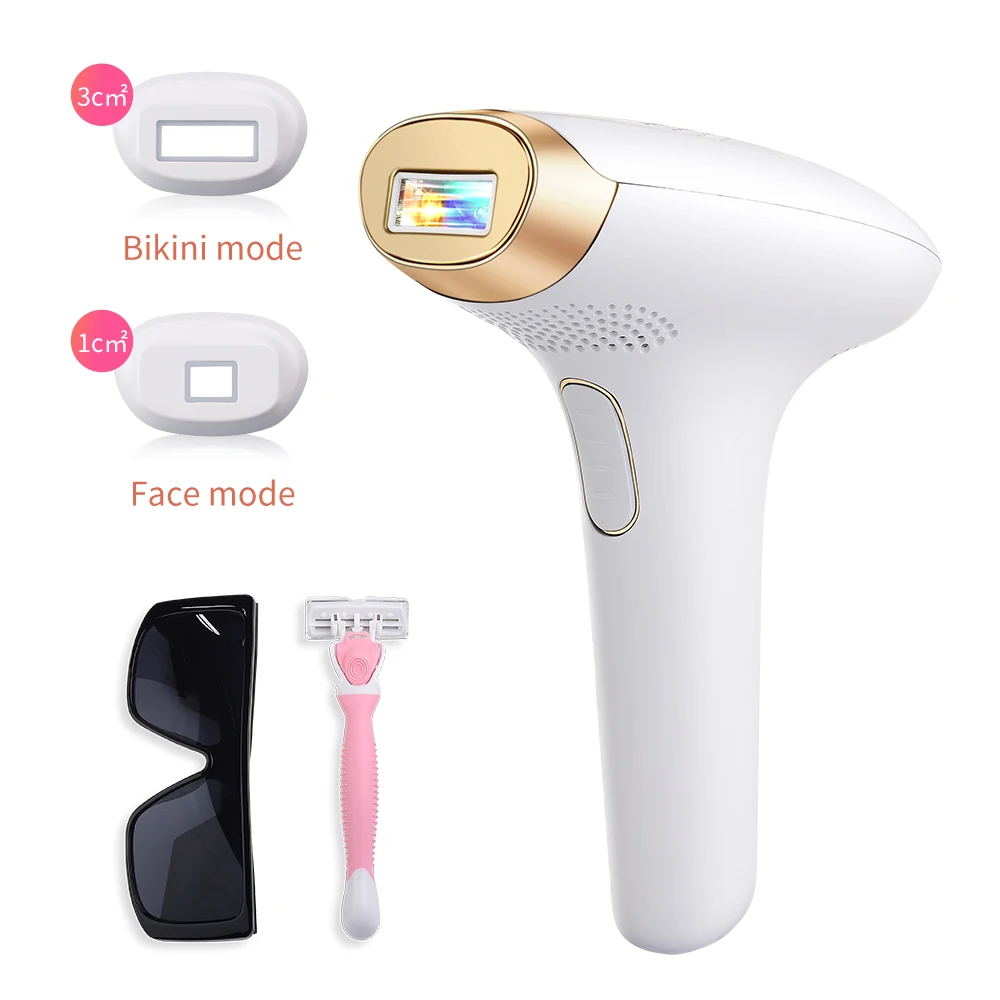 professional women portable hair removal pulsed light ipl laser epilator