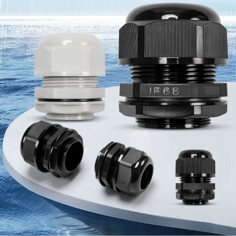 Factory Direct Rohs Certification IP68 presse pg7 3-6.5mm Waterproof Nylon Cable Gland Waterproof Gasket Plastic