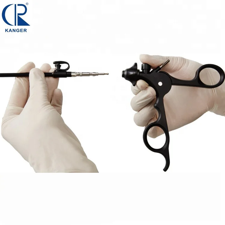 Хирургические лапароскопические инструменты, монопольные щипцы maryland для захвата, ножницы, черная легкая пластиковая ручка с храповым механизмом