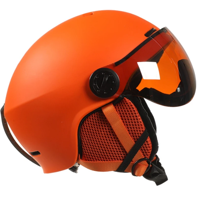 Лыжный шлем для катания на лыжах с очками, шлем для защиты от пересечения границ, электронная коммерция, защитный шлем для мужчин и женщин, защитный шлем для катания на лыжах Берн