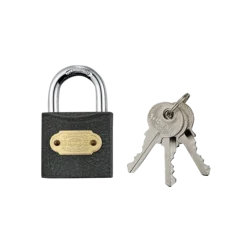 Padlock Painting Iron 25mm Top Security Black Color /LOCK Lock Black Paint Cr-plated Steel HEHE CN;ZHE