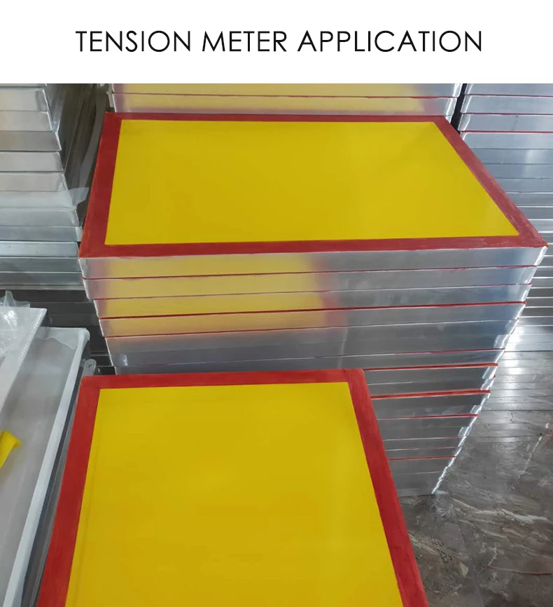 Silk screen printing frame tension meter