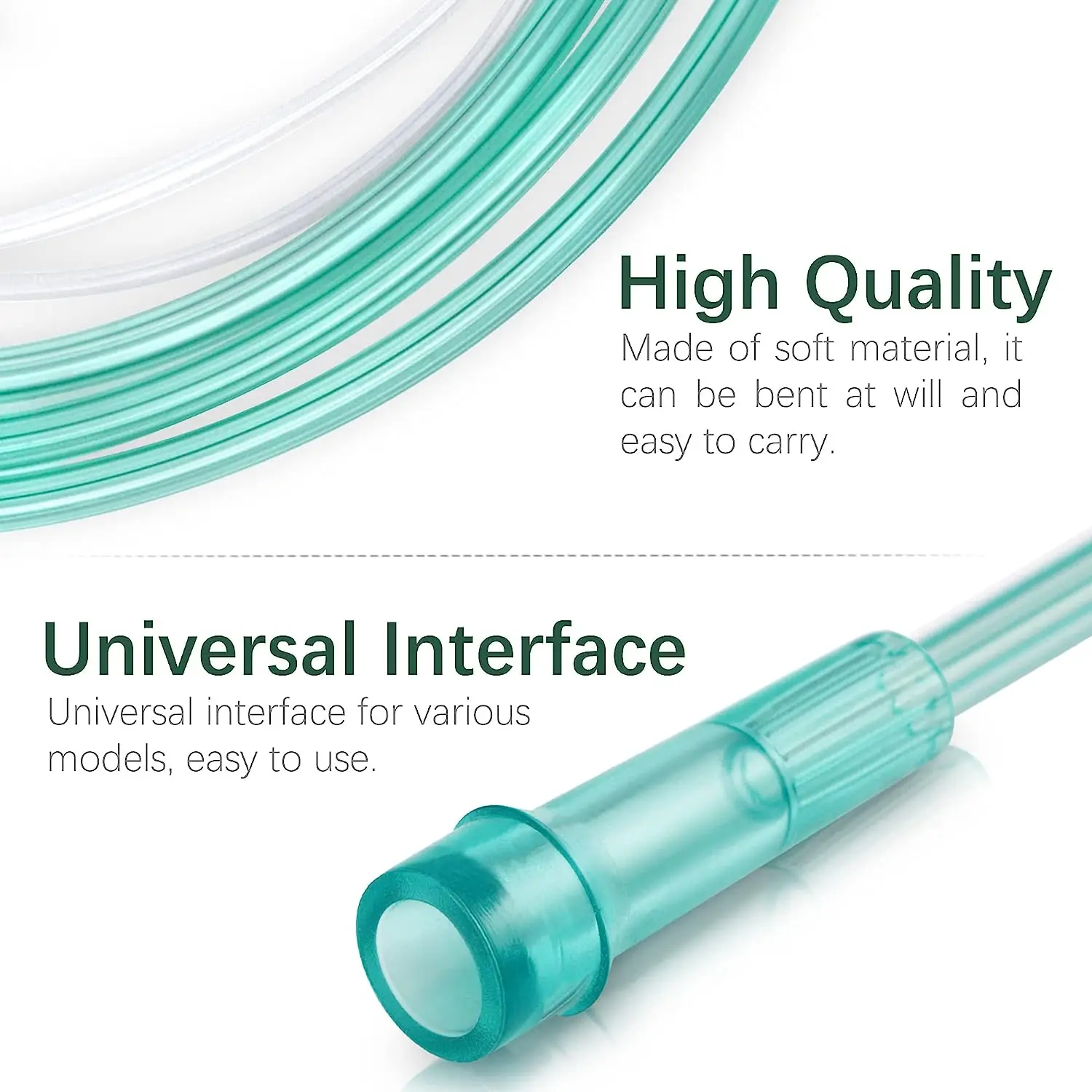 Soft and comfortable Nasal Oxygen Cannula for Single use