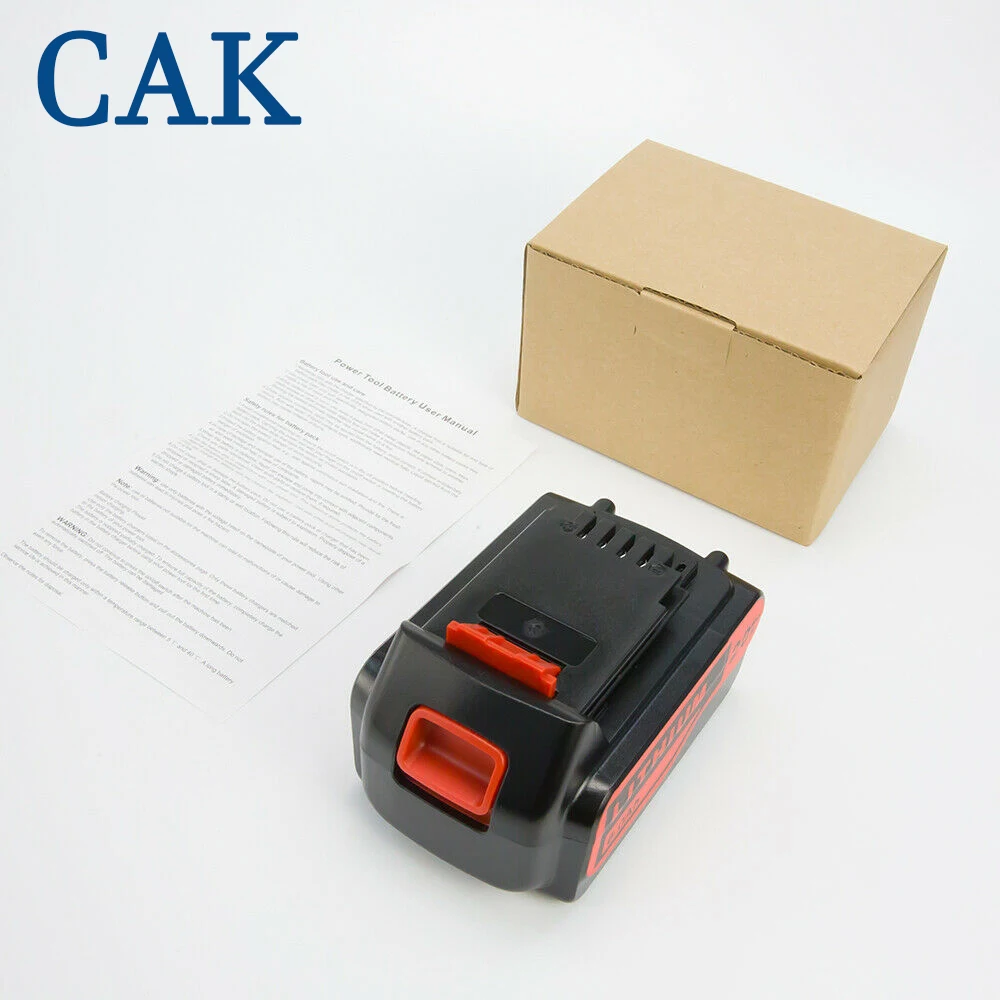18V 20V For Black Decker Lithium Battery LB2X4020 LBXR20 produk battry charger price grinder 7750 type 3 brush holder