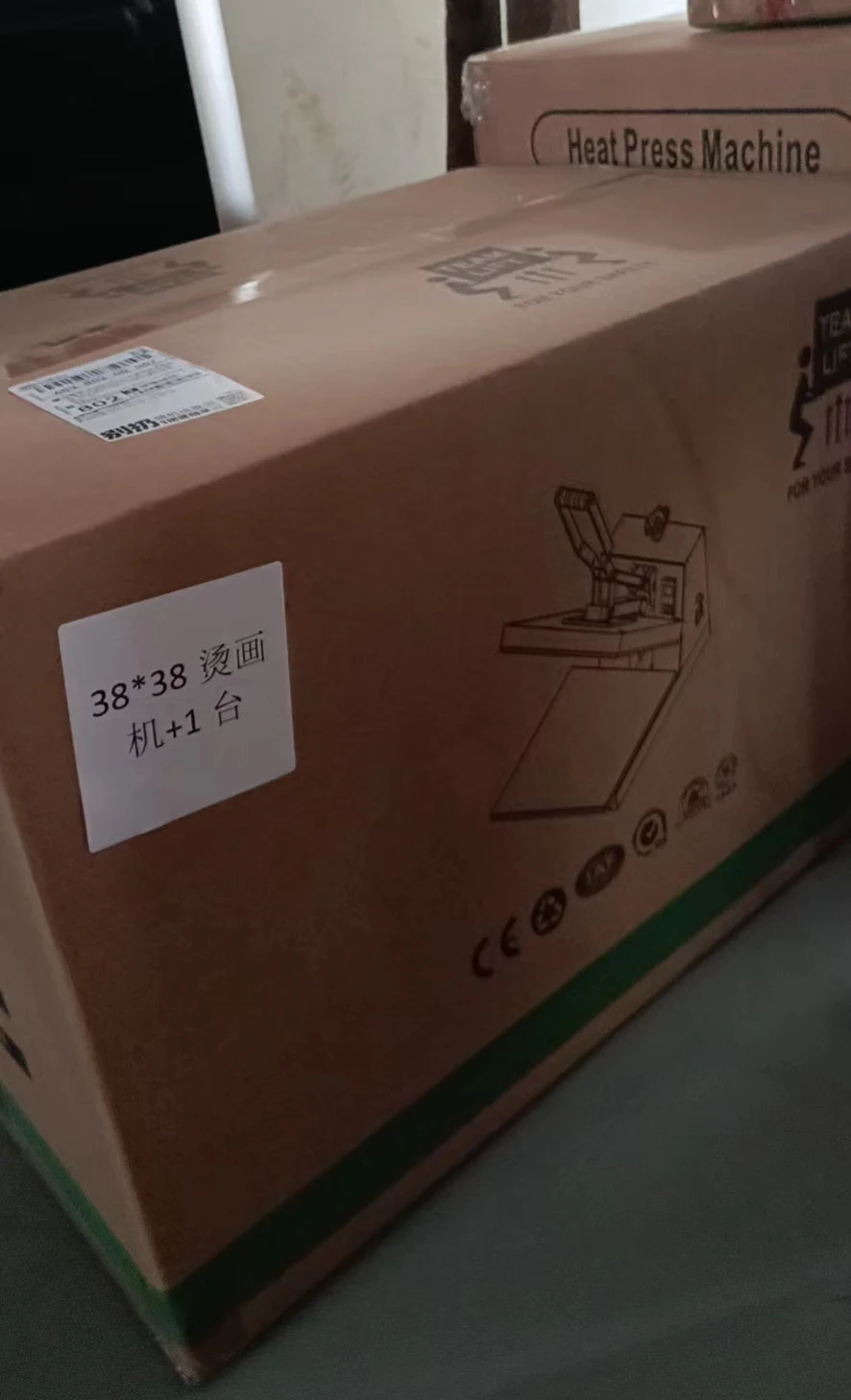 Mini 38*38 Transfer Printing Easy to Operate Temperature Adjustable Flatbed Heat Press Machine for Custom T shirt Bags Logo