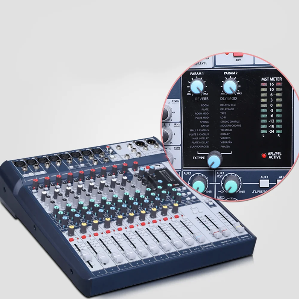 Подпись 12-канальный Soundcraft аудио смеситель для сценического пения Производительность 2 заказы