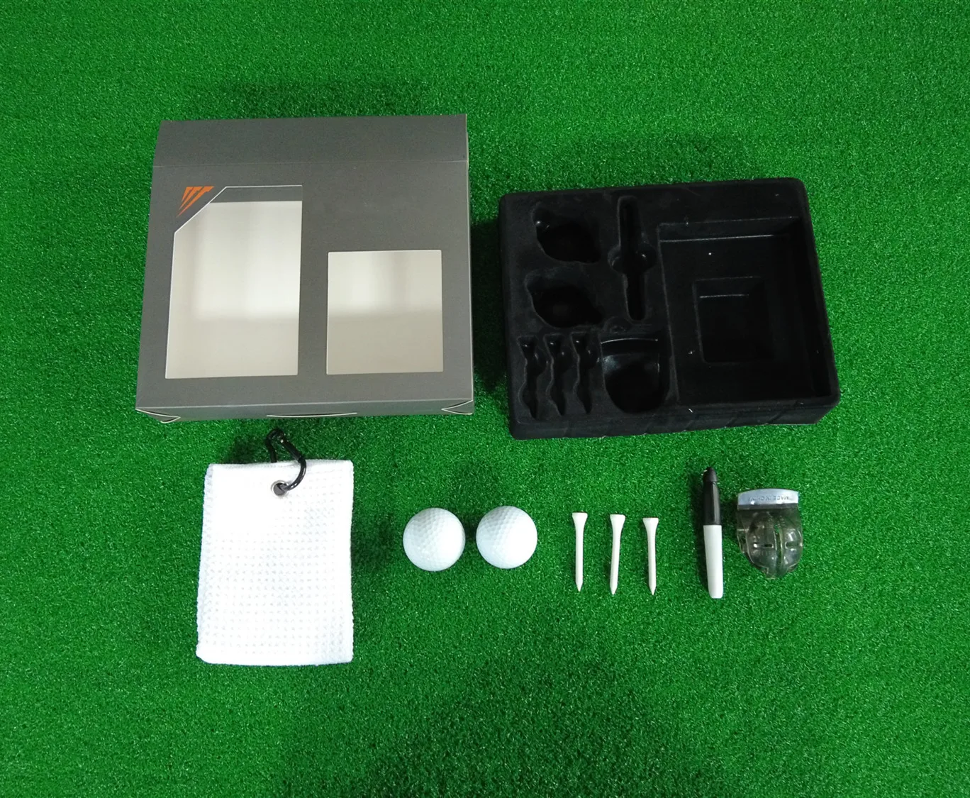 Аксессуары для гольфа на заказ, Набор подарочных шариков для бизнеса, футболок, шариковый маркер, ручка, полотенце