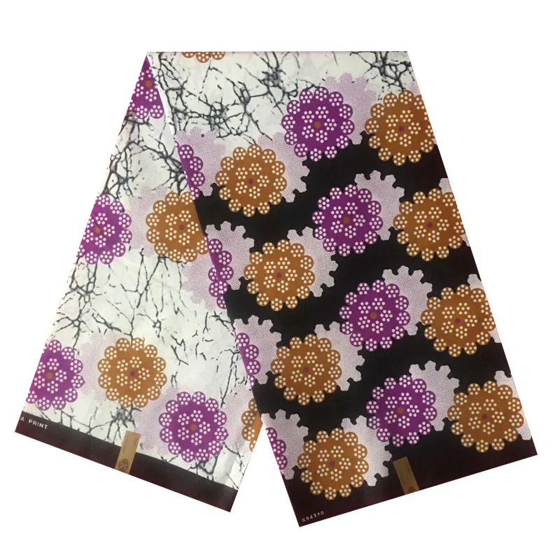Custom design cheap polyester african wax print fabric for costumes