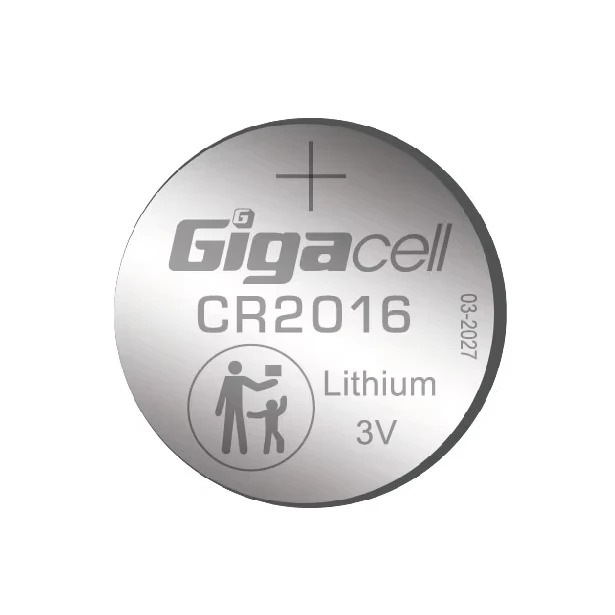 Gigacell  CR2016  Button Battery 3V Button lithium battery FOR Car remote control battery