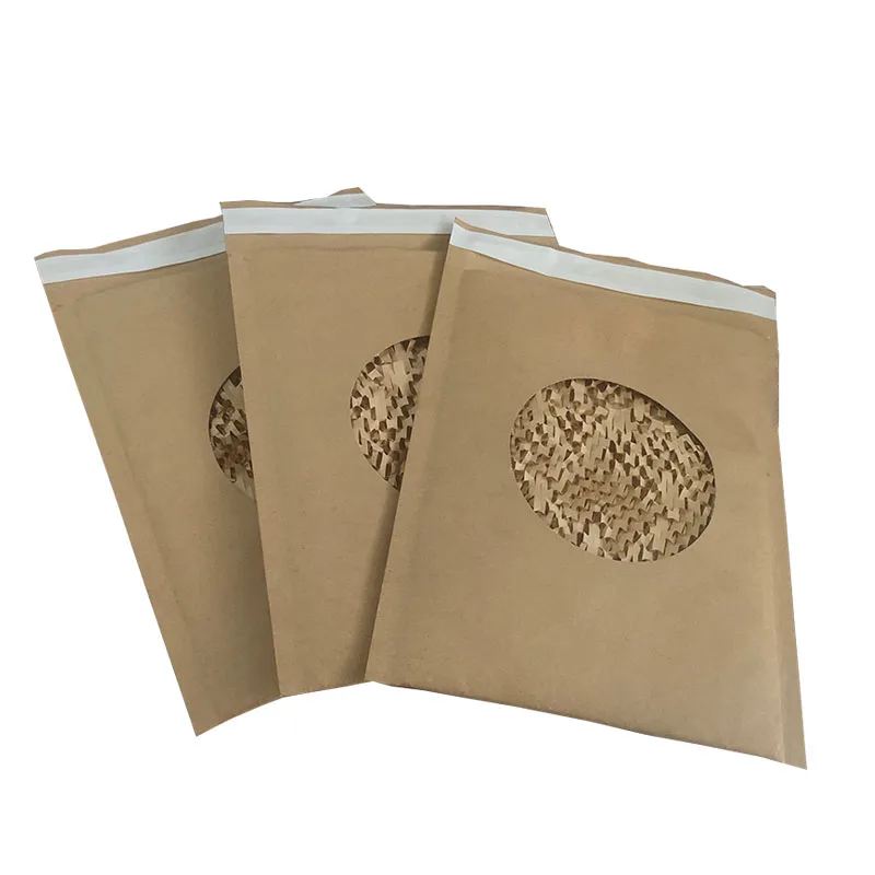 Eco Friendly Kraft Paper Padded Courier Delivery Envelope Honeycomb Paper Bag Making Machine