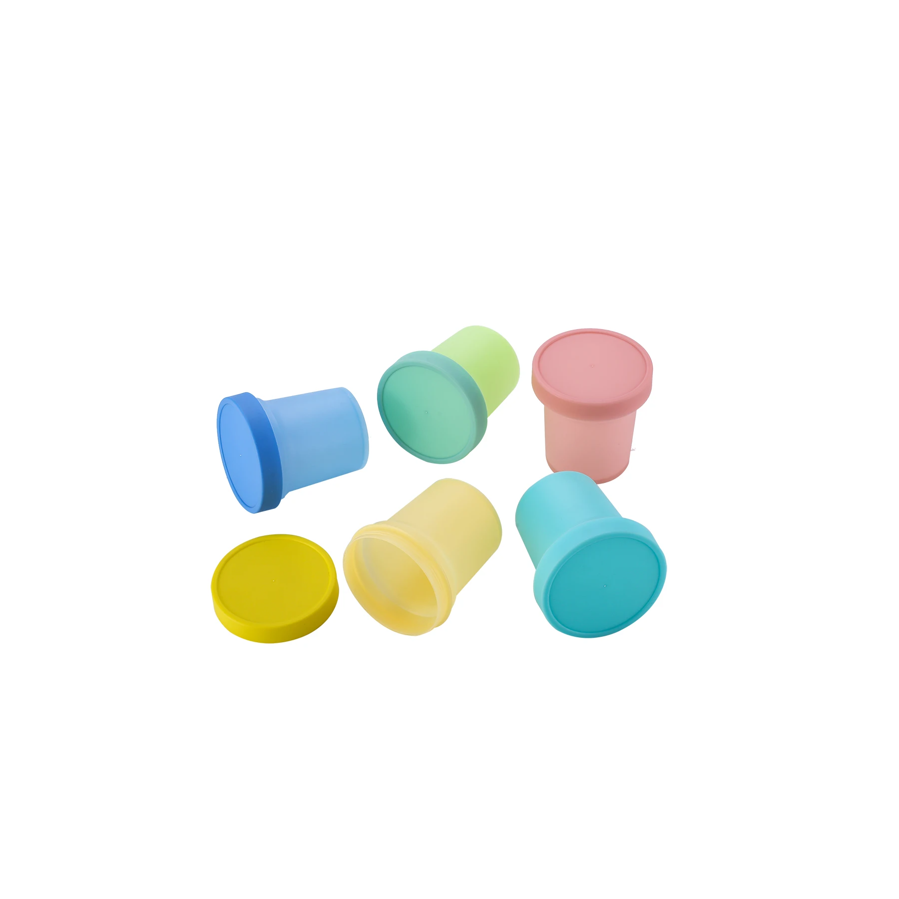 Magic Reusable Cold Cups with Lids and Milk Cup color change Ice Cream Cup