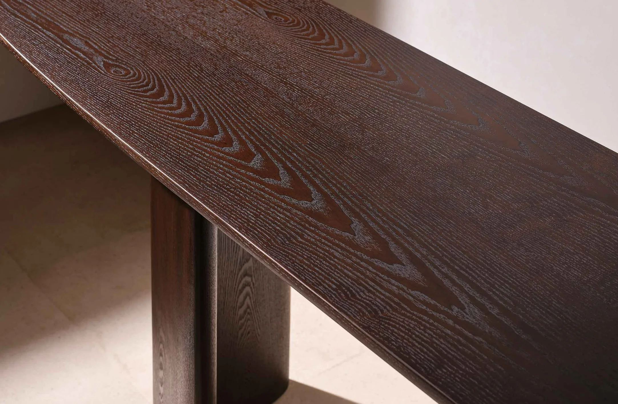 Console Table with asymmetrical and dynamic base 100% Premium Solid Teak Wood CONSOLE TABLE for Living Room Home Furniture