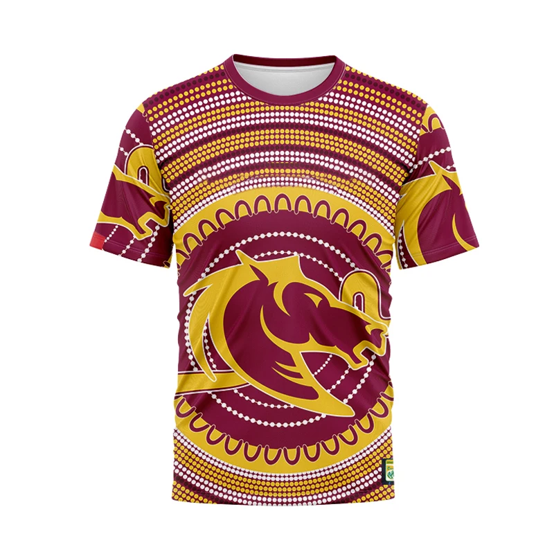 Rugby Wear Supplier Full Sublimation Printing Oem Custom Logo Nrl Manly Warringah Sea Eagles Club Rugby Football Jerseys