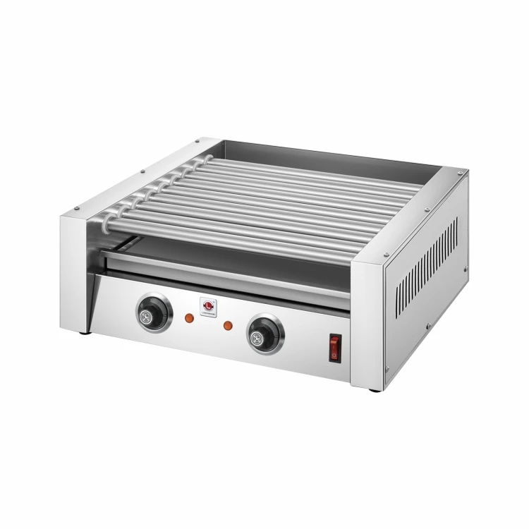 Commercial Snack Equipment 9 Rollers Automatic Sausage Roaster Hot Dog Machine Sausage Roasting Machine