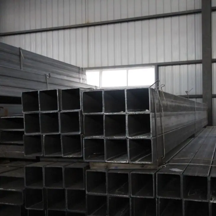  ISO 9001 черная железная квадратная трубка 100X100X6MM SHS класса B пустотелая Секция по низкой