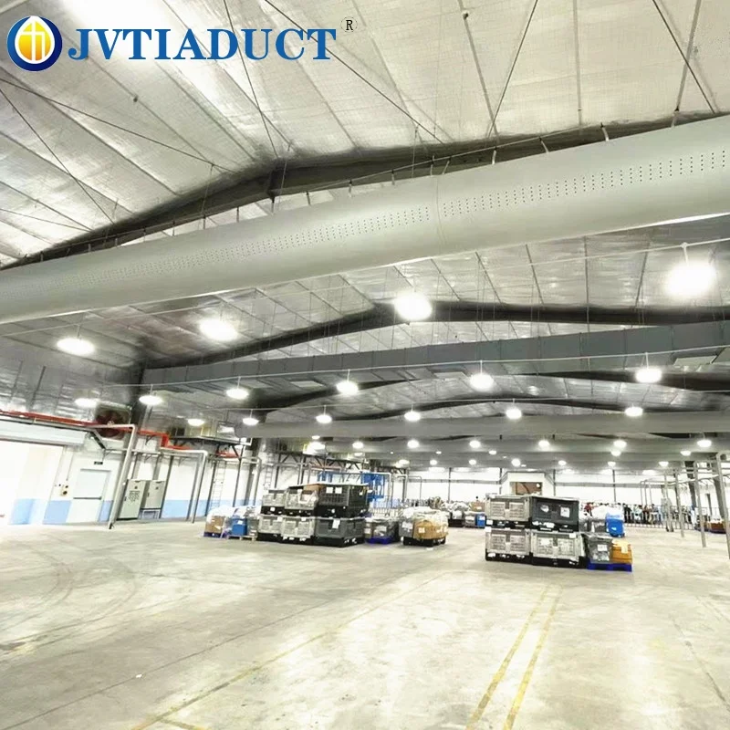 Superior Quality Anti bological Low Weight Fabric Duct Systems  For Ventilation Ducting Indoor Plant Duct Sock Green House Use