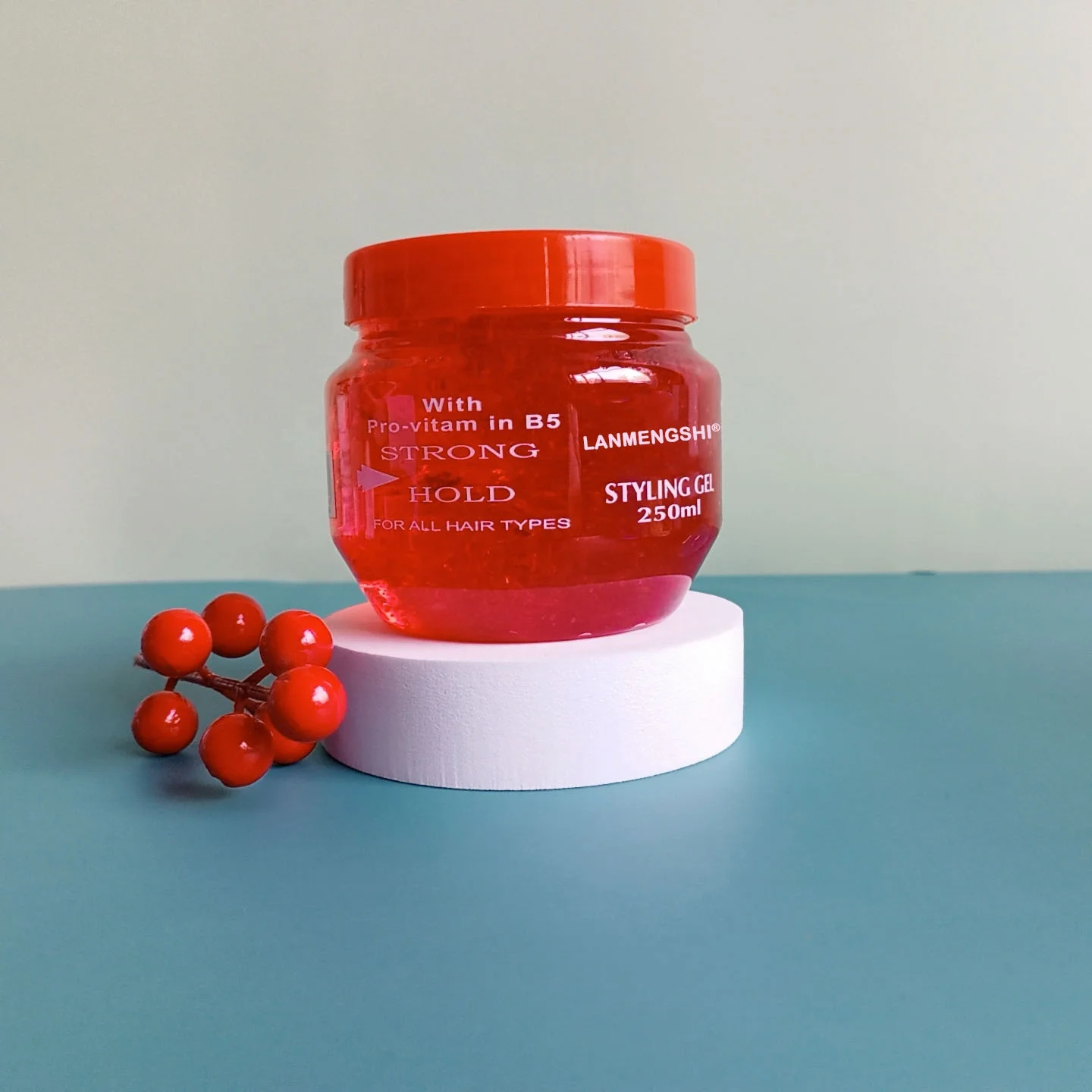 Own brand gel gloss and jam hair gel wholesale curl styling hair gel