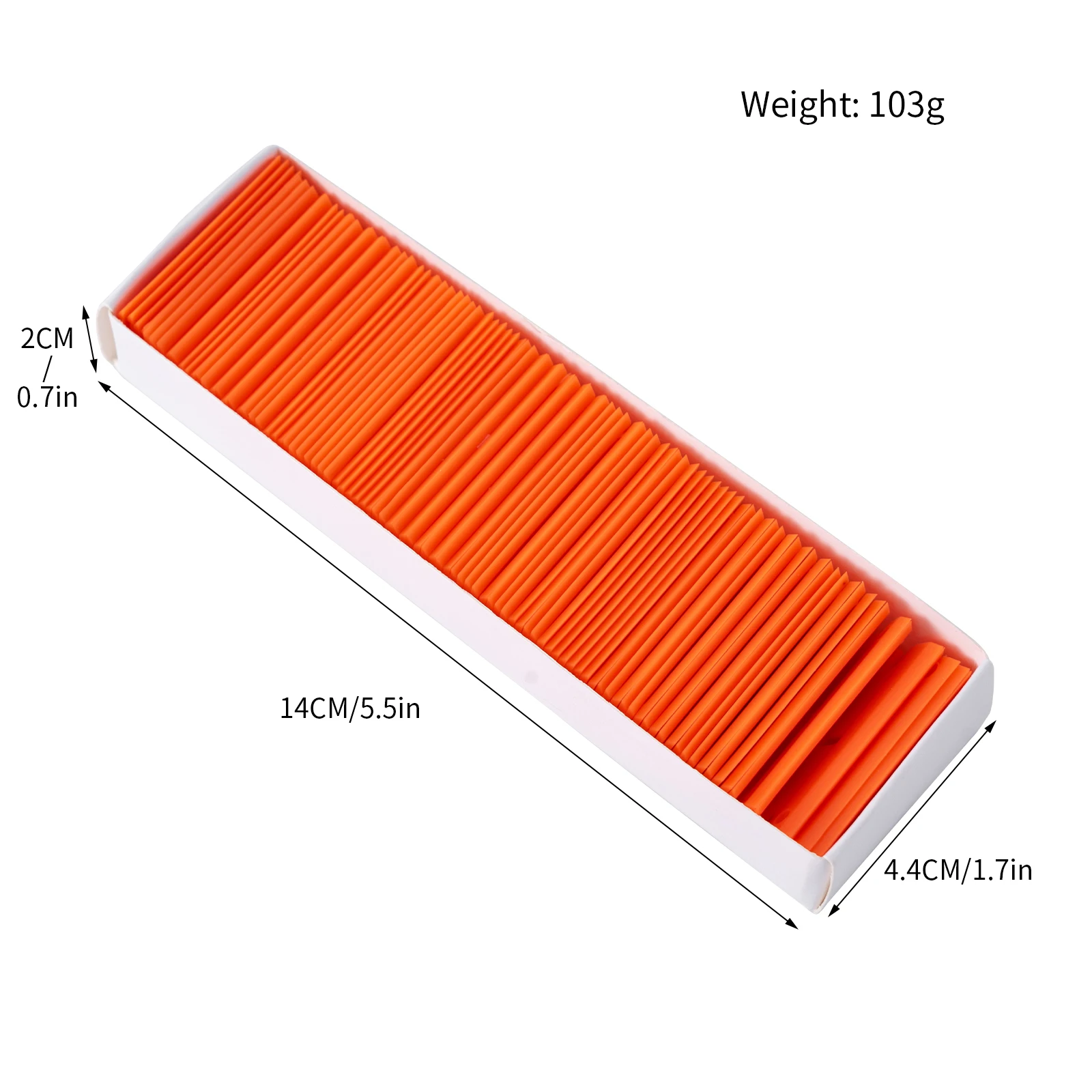 7mo Hot Selling Orange Plastic Razor Scraper Blades Replacement Decal Sticker Glue Remover Tool