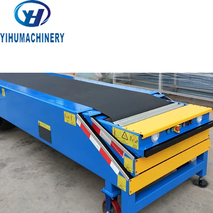 Platform mobile Telescopic truck loading belt conveyor