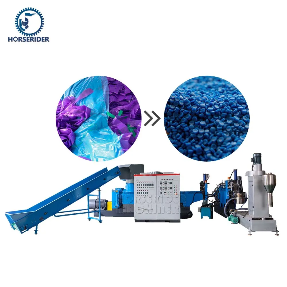 1000Kg/h PE PP Film Recycling Granulator Plastic Granulating Machine