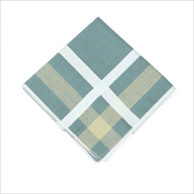 double pocket square denim American red cotton blue handkerchief pocket squares for mens suits