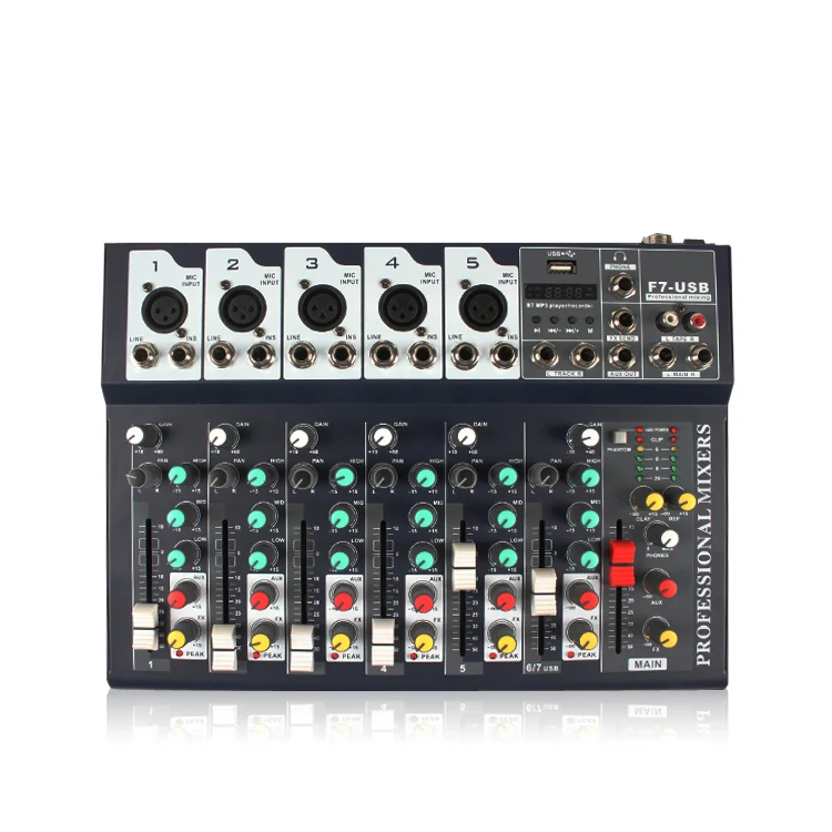Factory made channel microphone mixer audio console cement mixing plant price used for music sound