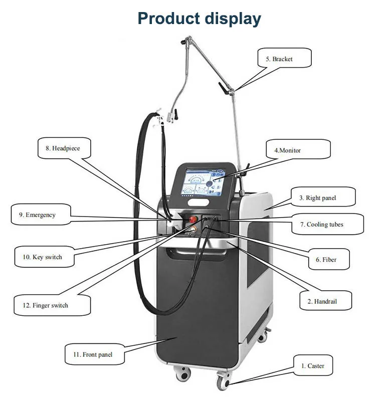 High Quality Dcd Cryogen Cooling System 755nm 1064nm Alexandrite Ya Alexandrite 755 Alexandrite Laser Hair Removal