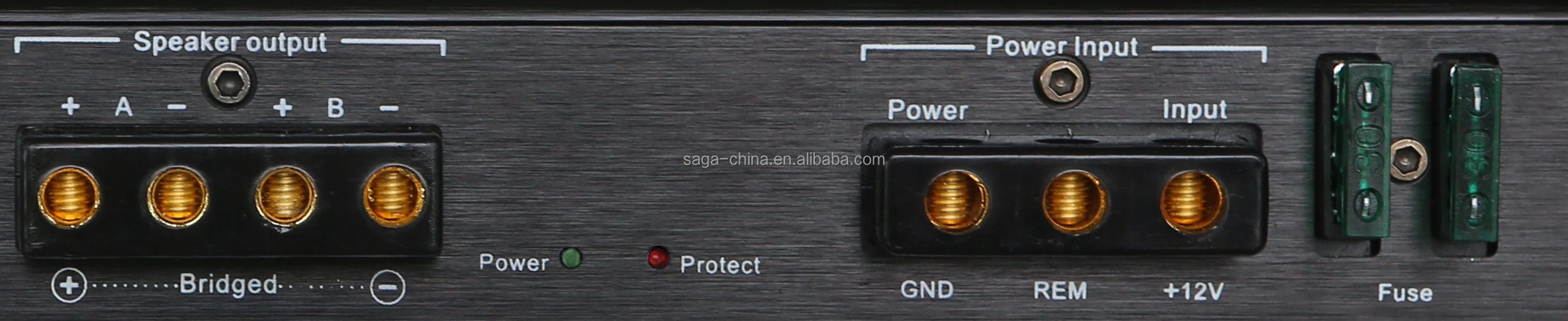 High quality car powerful  Amplifier 160*2w RMS REAL POWER M2  2channels