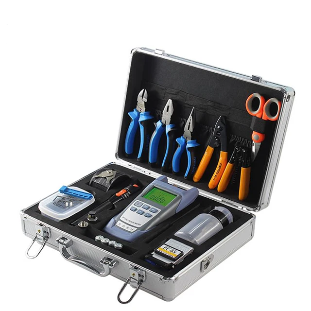 FTTH Assembly  Optic Tool Kit Fiber Optic Termination Tool Kit FTTH Splicing  Fiber Optical Tool Kits