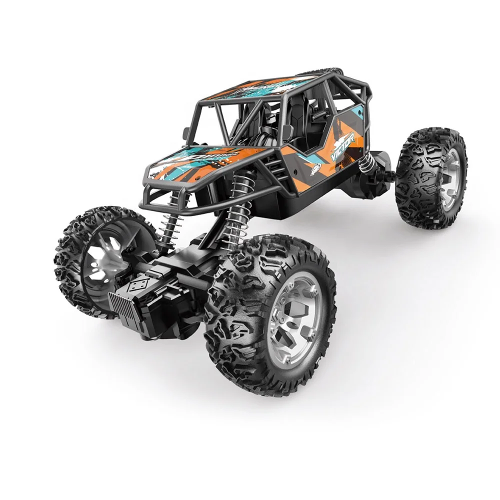 27MHZ 1:18 Metal Remote Control Rock Climber;Alloy Rc Drift Car With Light; OFF ROAD Monster Truck For Boys,Rc Truck Vehicle Toy