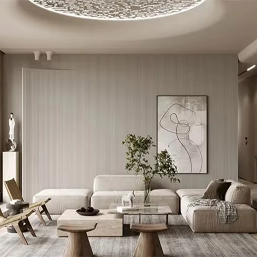 Walnut Color Interior Ceiling And Wood Alternative Panels Wpc Fluted Wall Panel