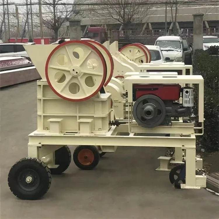 2024 Mini Diesel Stone Rock Jaw Crusher For Sale,Ballast Coal Gravel Crushing Machine,Gold Crusher Equipment Factory In China