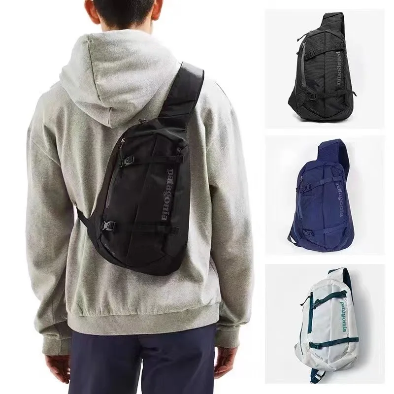 brand men cheap nylon sling chest bag
