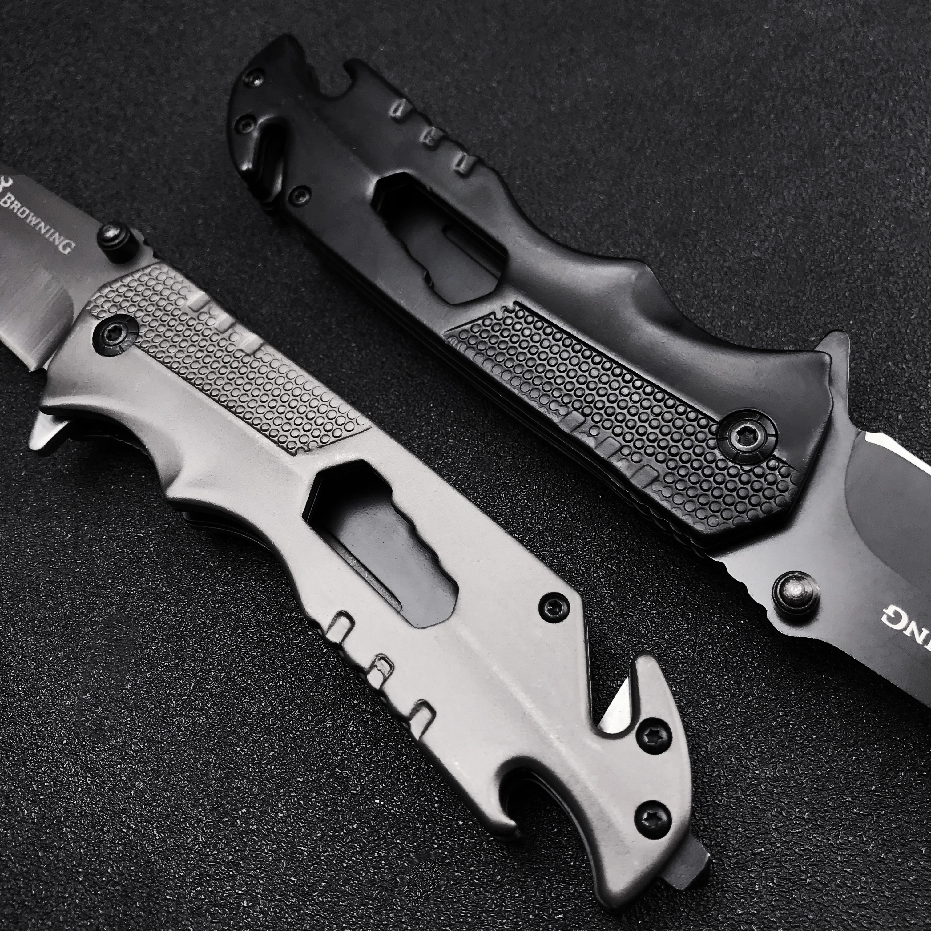 Factory Hot Selling stainless steel  Outdoor hunting Tactical  emergency survival folding knife