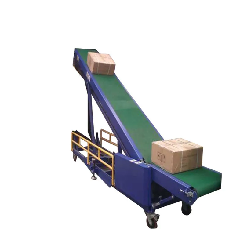 Inclined Type Conveyor Belt Loader for Container Loading and Unloading