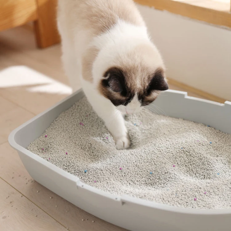 Lemon Flavor Bentonite Cat Litter Fast Clumping Cat Litter Wholesale Manufacturers 10kg