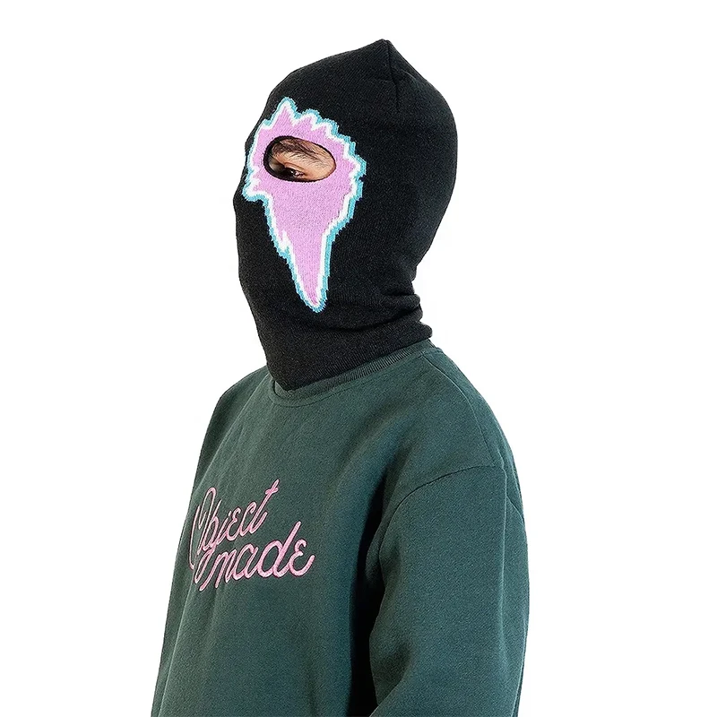 Custom Two Tone Balaclava Ski Mask Men Cycling Cap Snowboard Face Cover Motorcycle Bicycle Hat