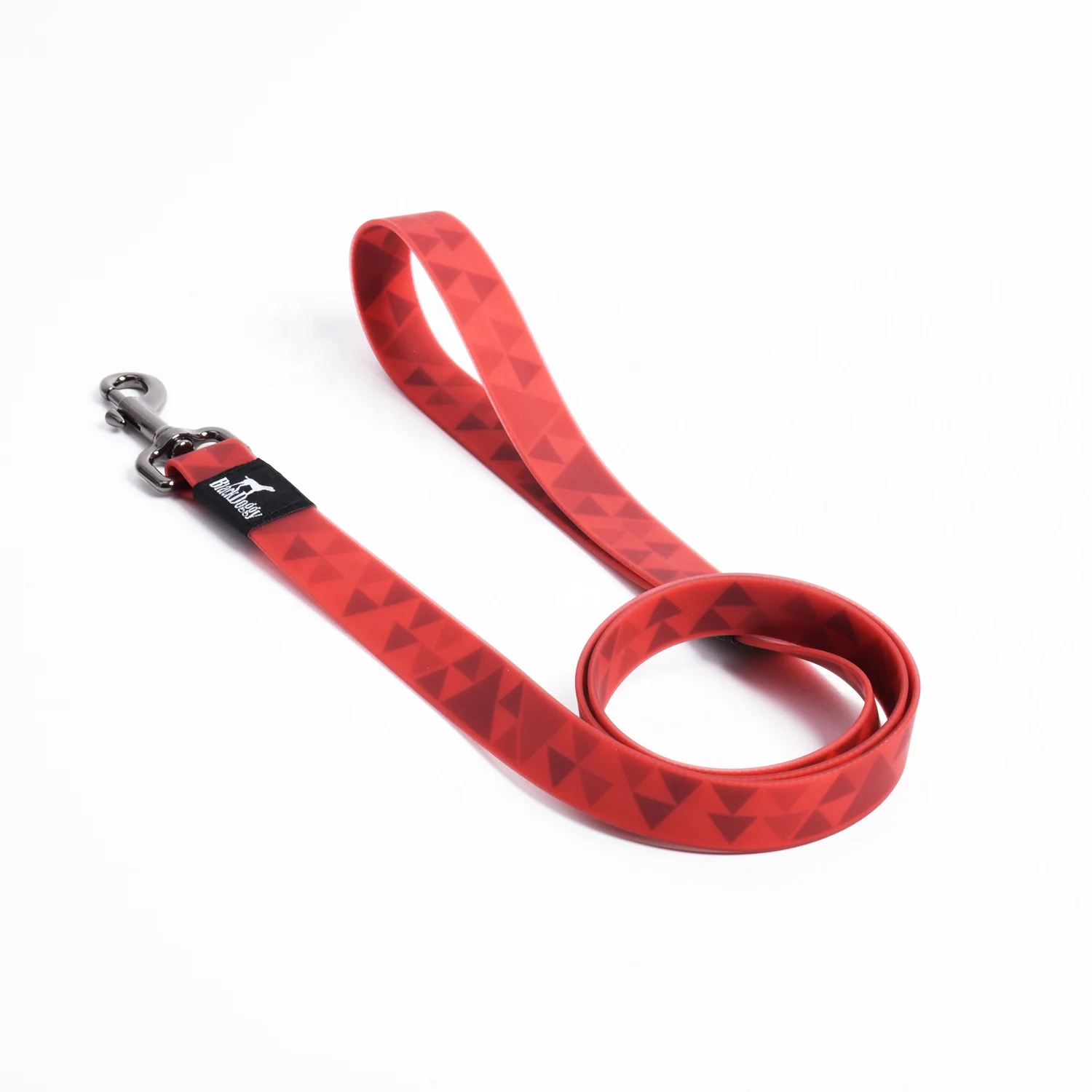 BlackDoggy CN Waterproof PVC Rubber Dog Chain Dogs Leash Walking  Accessory for Pet