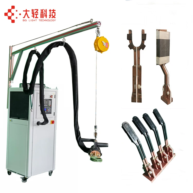 10kw portable metal induction heating welding forging machine