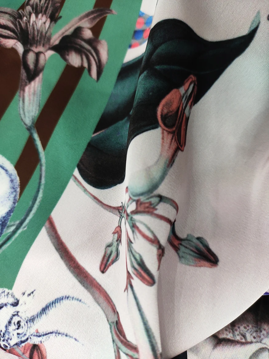 Роскошные шелковые шарфы от производителя известного бренда с принтом индивидуальный дизайн шелковый шарф с цифровой печатью