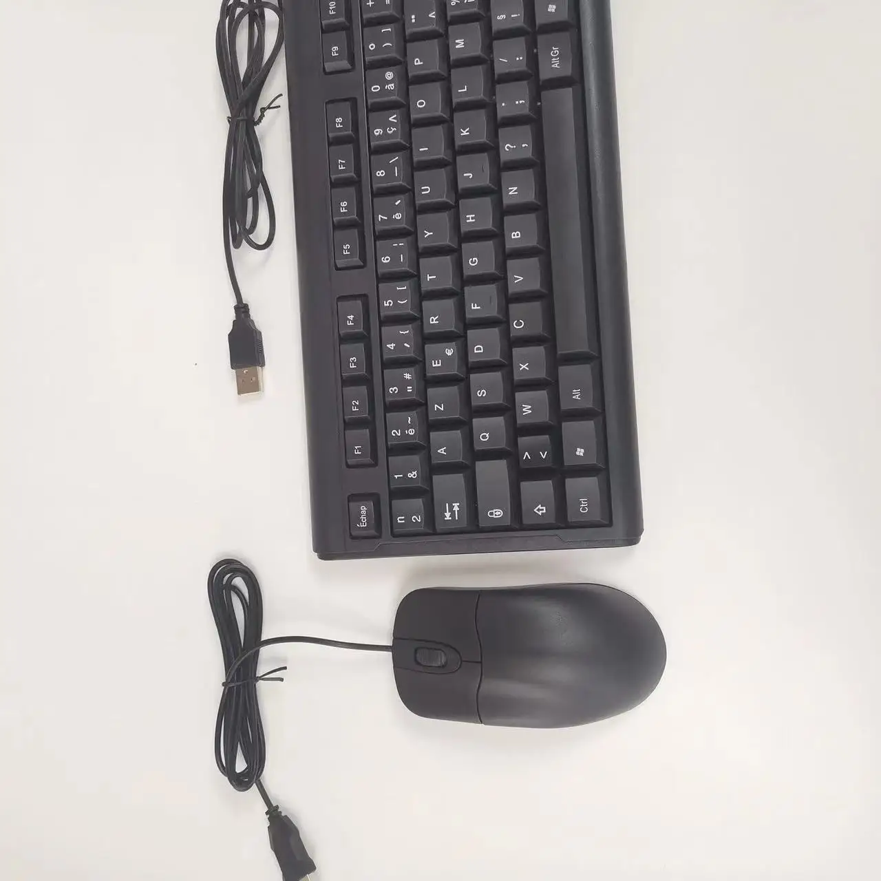 USB Wired Keyboard and Mouse Bundle for Home Office Computers   office mouse and keyboard kit neutral ergonomic 104 keys