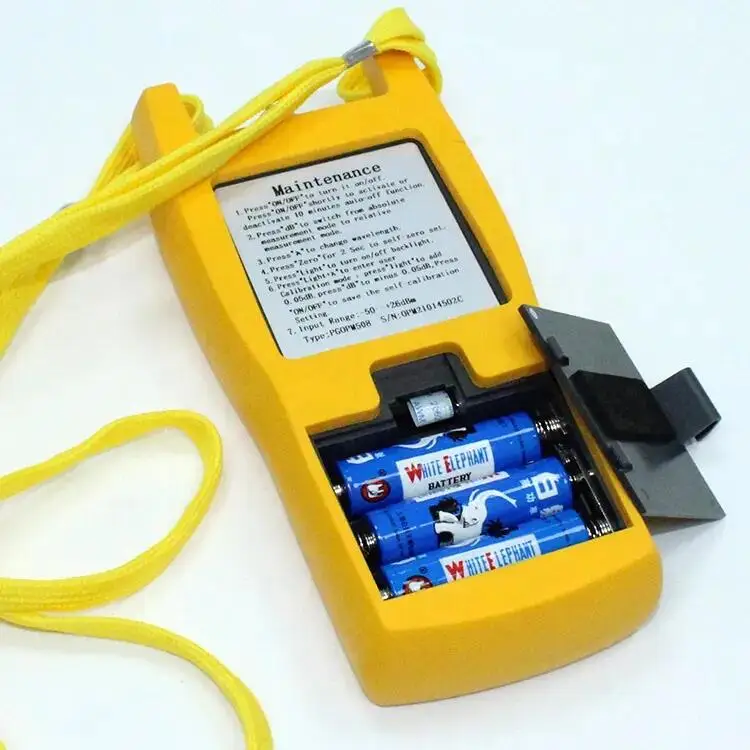 Fiber Optic Testing OPM using a power meter for test equipment