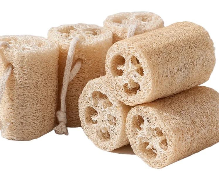 China Manufacture Loofah Sponge Kitchen Organic Cleaning Scrubber Brush Bath Loofah Sponge