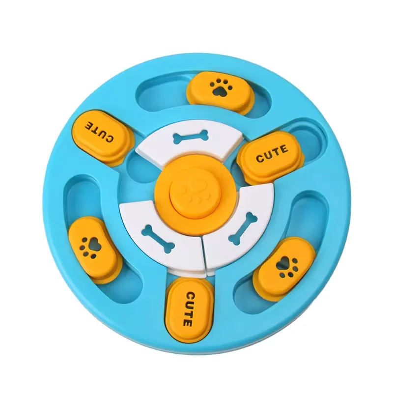 WholesaleTraining Non-slip Dog Games Puppy Puzzle Slow Food Leaking Food Fun Tools squeaky pet food dog puzzle toy increase IQ