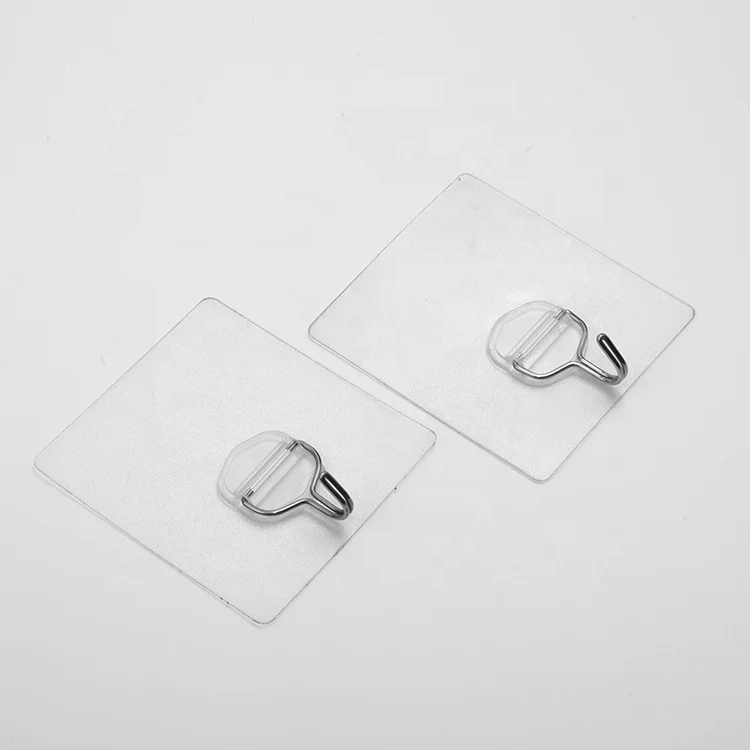 Custom logo metal hook hanger for kitchen accessories adhesive suction cup wall hook